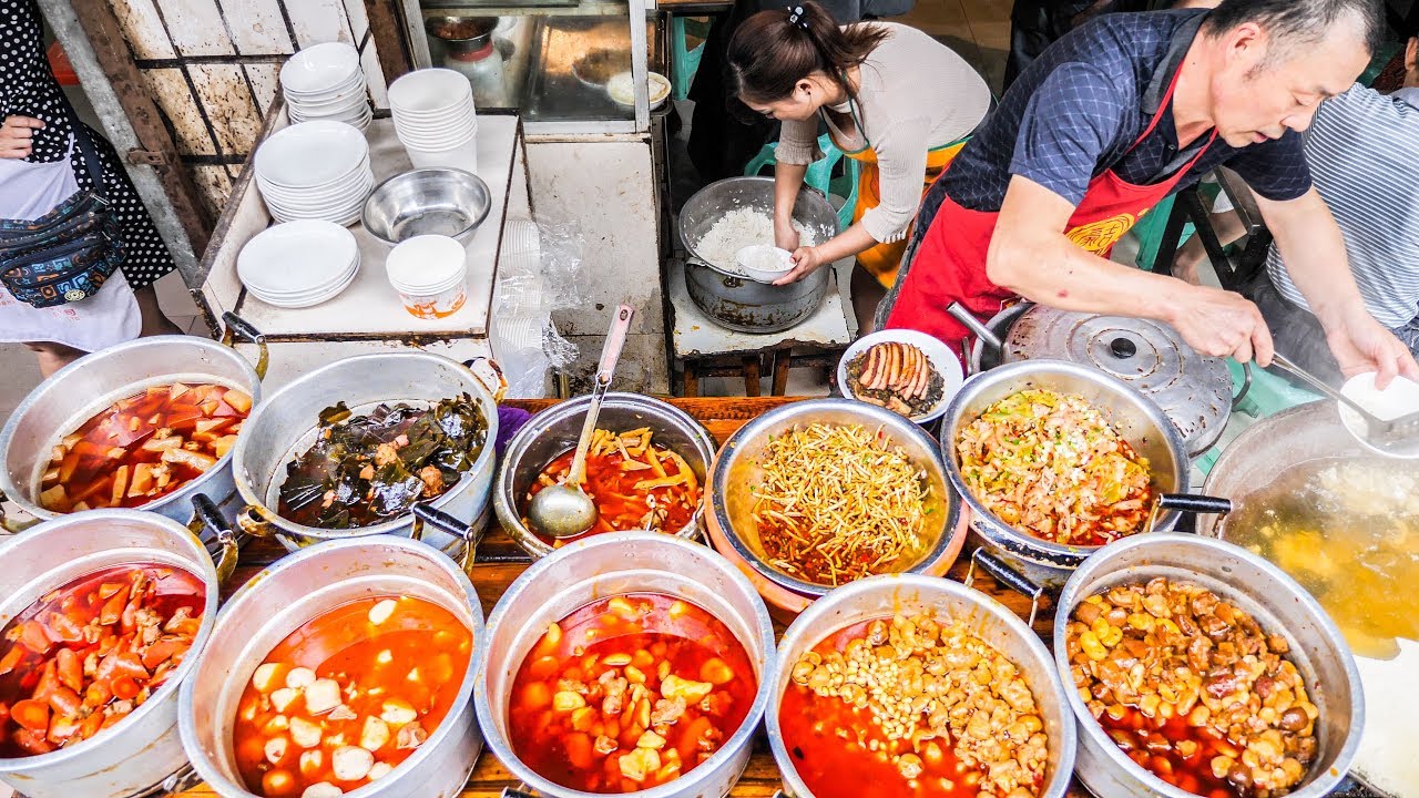 UNSEEN Chinese Street Food BREAKFAST TOUR in DEEP Sichuan, China | STREET FOOD Tour through China!